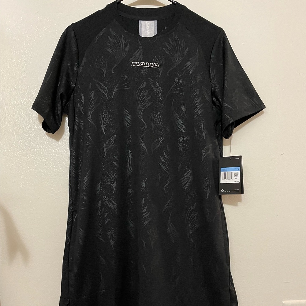 Nike Women’s Nigeria National Soccer Team Black Jersey Dress Size Medium